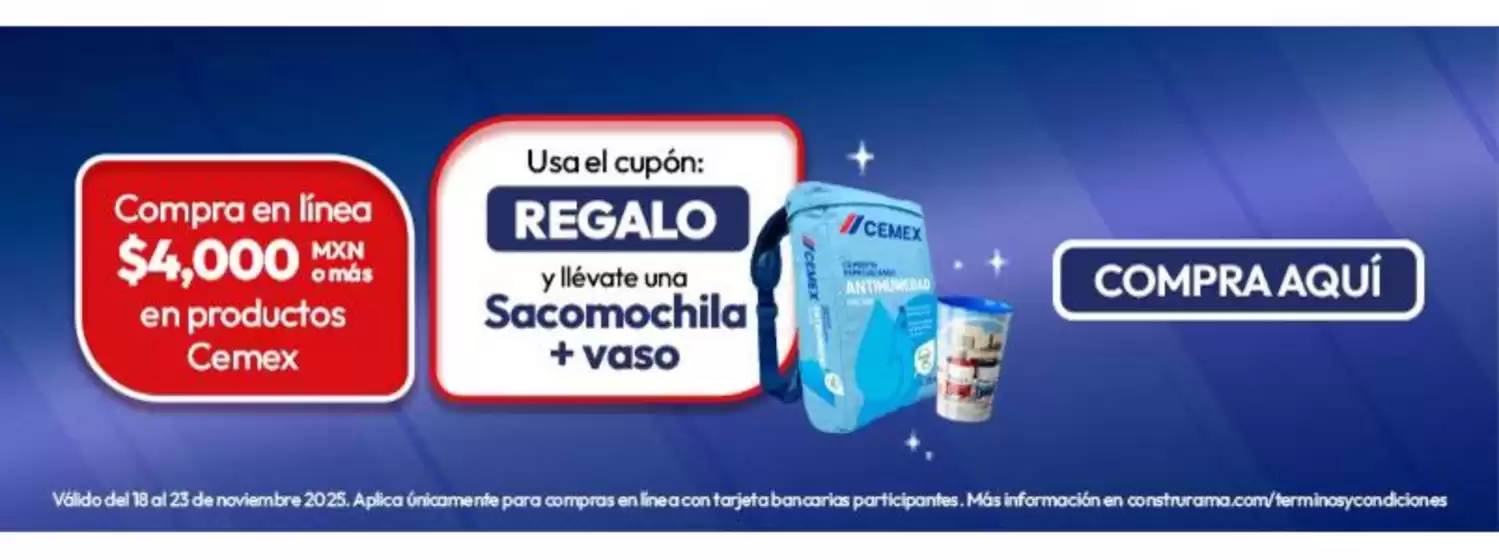 Catálogo Construrama en Naucalpan (México) | Promos | 2025-11-19T00:00:00.000Z - 2025-11-23T00:00:00.000Z