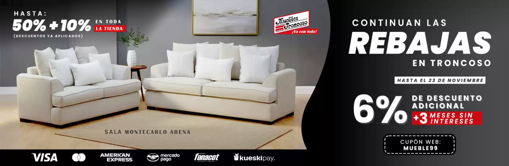 Catálogo Muebles Troncoso en Ciudad de México | Promo | 2025-11-21T00:00:00.000Z - 2025-11-23T00:00:00.000Z