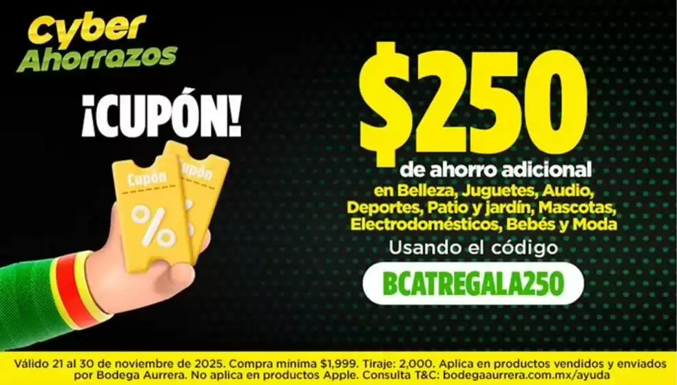 Catálogo Bodega Aurrera en León | Cyber Ahorrazos | 2025-11-25T00:00:00.000Z - 2025-11-30T00:00:00.000Z