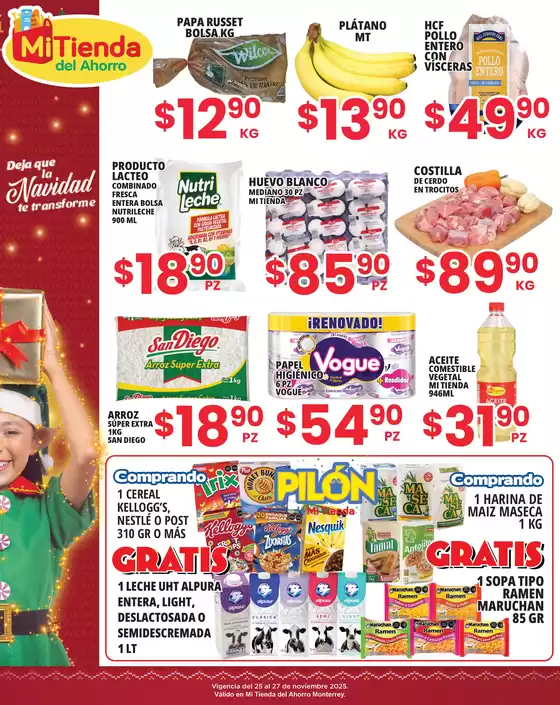 Catálogo Mi Tienda del Ahorro | Deja que la Navidad te transforme | 2025-11-25T00:00:00.000Z - 2025-11-27T00:00:00.000Z