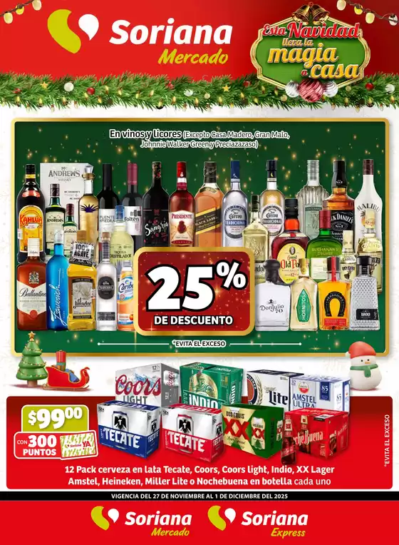 Catálogo Soriana Mercado | JUEVES NACIONAL | 2025-11-27T00:00:00.000Z - 2025-12-01T00:00:00.000Z
