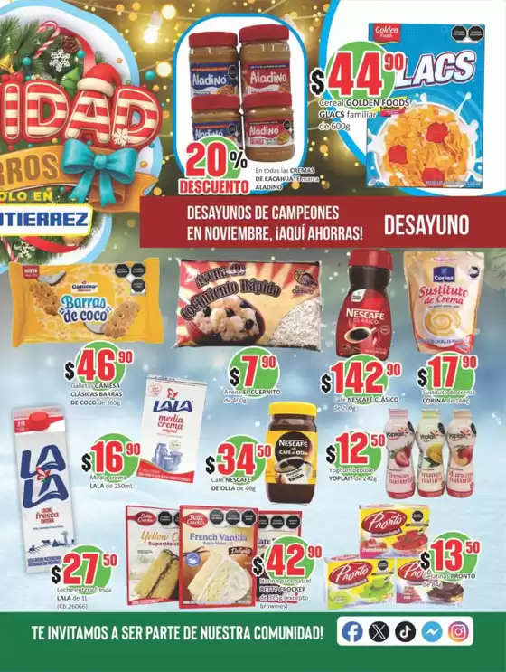 Catálogo Super Gutierrez en Zapopan | Gangas exclusivas | 2025-11-01T00:00:00.000Z - 2025-11-30T00:00:00.000Z