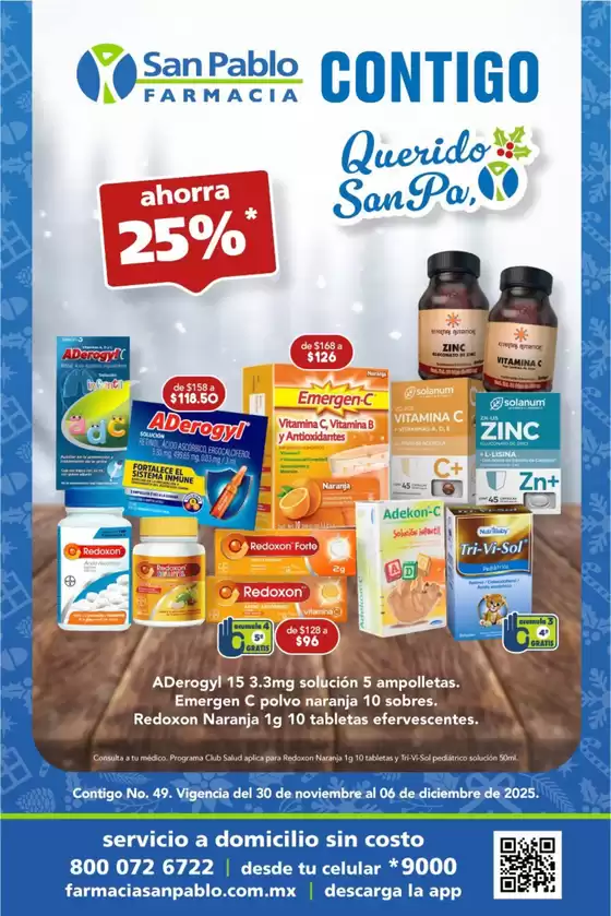 Catálogo Farmacia San Pablo en Venustiano Carranza | Ofertas Farmacias San Pablo | 2024-11-30T00:00:00.000Z - 2025-12-06T00:00:00.000Z