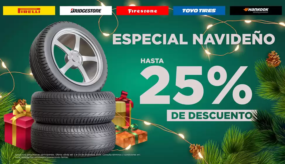 Catálogo Radial Llantas en León | Promo | 2025-12-02T00:00:00.000Z - 2025-12-10T00:00:00.000Z
