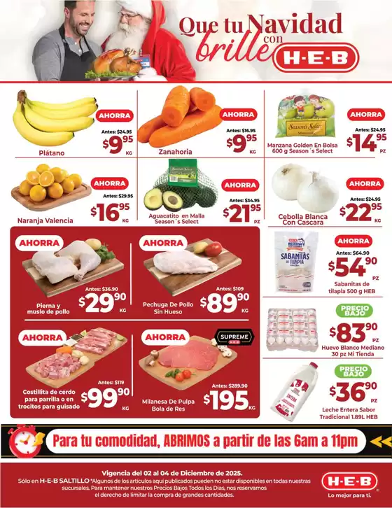 Catálogo HEB | Ofertas principales para todos los cazadores de gangas | 2025-12-02T00:00:00.000Z - 2025-12-04T00:00:00.000Z