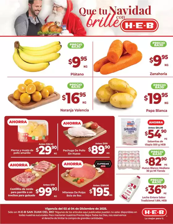 Catálogo HEB | Ofertas principales y descuentos | 2025-12-02T00:00:00.000Z - 2025-12-04T00:00:00.000Z