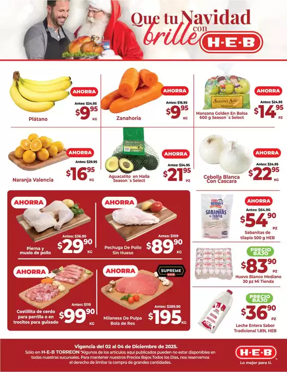 Catálogo HEB | Ofertas principales para ahorradores | 2025-12-02T00:00:00.000Z - 2025-12-04T00:00:00.000Z