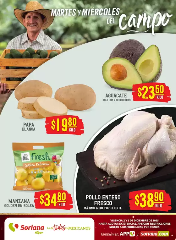 Catálogo Soriana Híper en Culiacán Rosales | Gangas y ofertas actuales | 2025-12-02T00:00:00.000Z - 2025-12-03T00:00:00.000Z