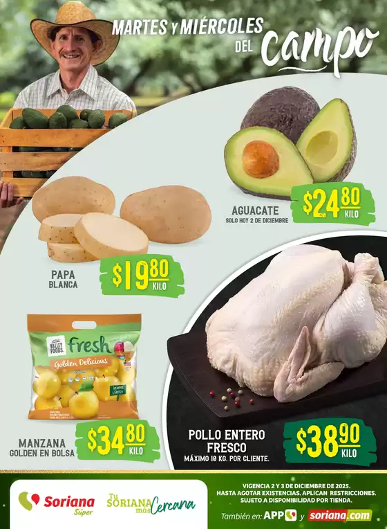 Catálogo Soriana Súper en Tlajomulco de Zúñiga | Gangas exclusivas | 2025-12-02T00:00:00.000Z - 2025-12-03T00:00:00.000Z