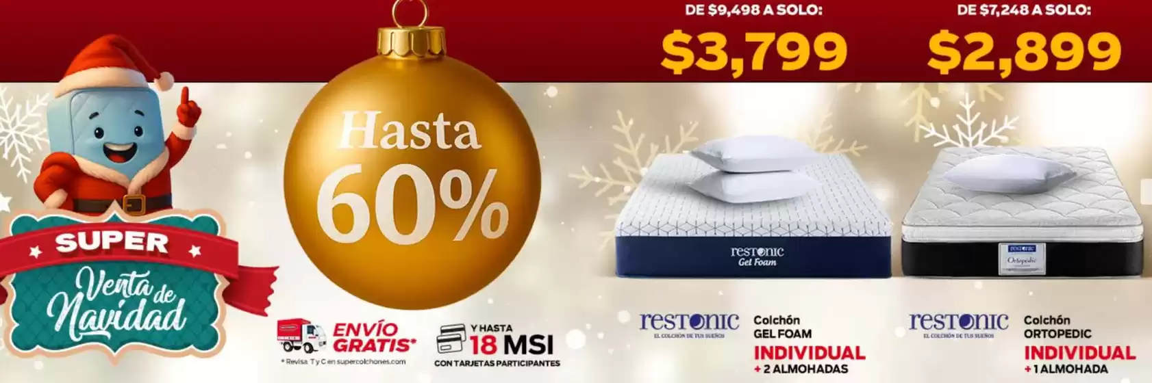 Catálogo Super Colchones en Azcapotzalco | Promos | 2025-12-03T00:00:00.000Z - 2025-12-31T00:00:00.000Z