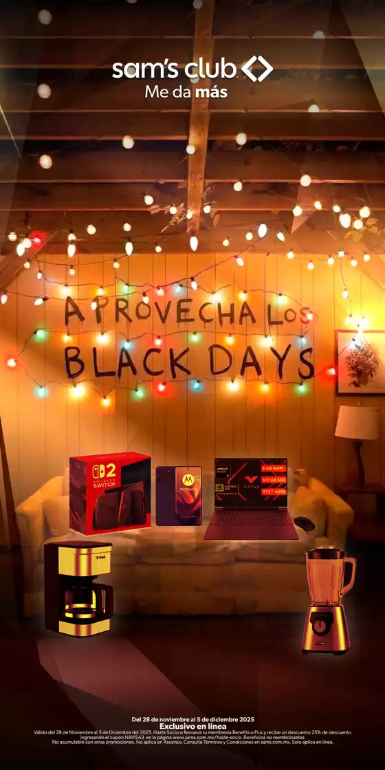 Catálogo Sam's Club en Tlalnepantla | Ofertas y promociones actuales | 2025-11-28T00:00:00.000Z - 2025-12-05T00:00:00.000Z