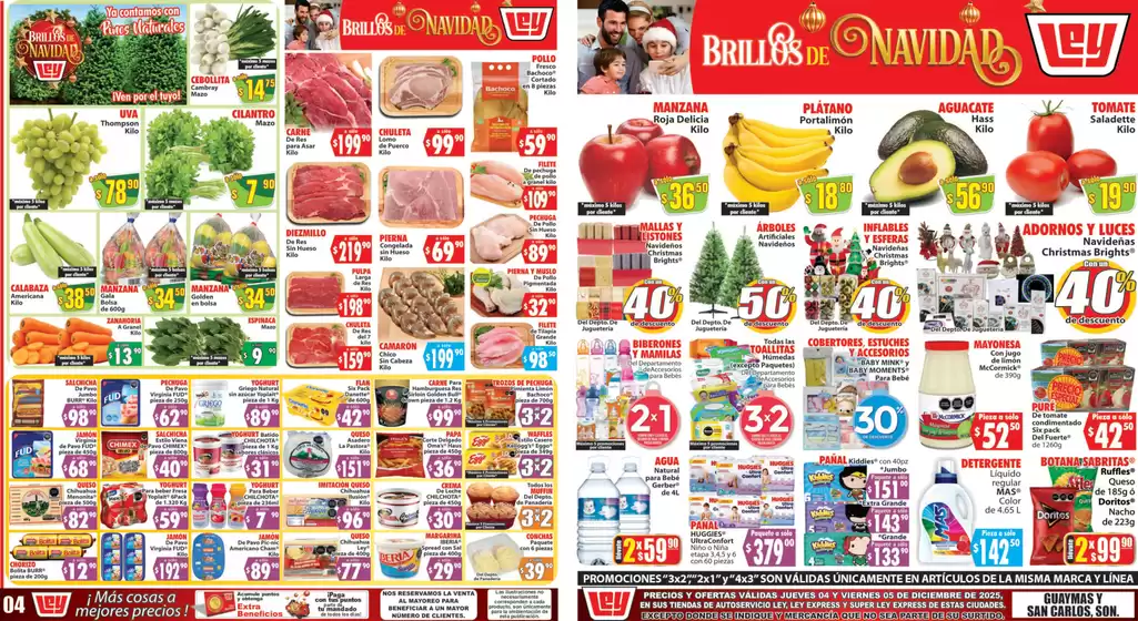 Catálogo Casa Ley en Heroica Nogales | Grandes descuentos en productos seleccionados | 2025-12-04T00:00:00.000Z - 2025-12-05T00:00:00.000Z