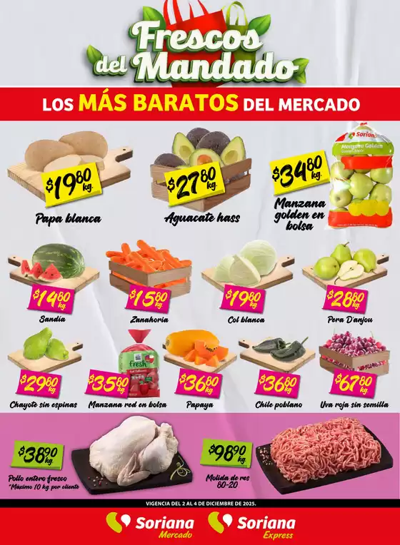 Catálogo Soriana Express en Heroica Nogales | Ofertas Soriana Express | 2025-12-02T00:00:00.000Z - 2025-12-04T00:00:00.000Z