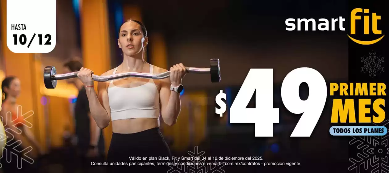 Catálogo Smart Fit en Quintana Roo (Yucatán) | Promo | 2025-12-05T00:00:00.000Z - 2025-12-10T00:00:00.000Z