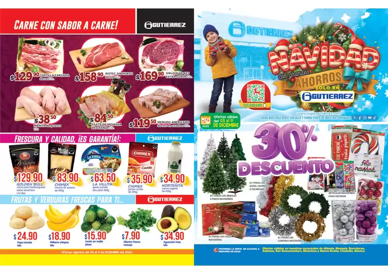 Catálogo Super Gutierrez en Lomas de San Agustín | Gangas exclusivas | 2025-12-05T00:00:00.000Z - 2025-12-11T00:00:00.000Z