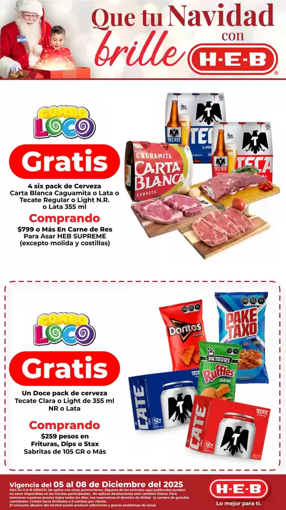 Catálogo HEB en Monterrey | Ofertas HEB | 2025-12-05T00:00:00.000Z - 2025-12-08T00:00:00.000Z