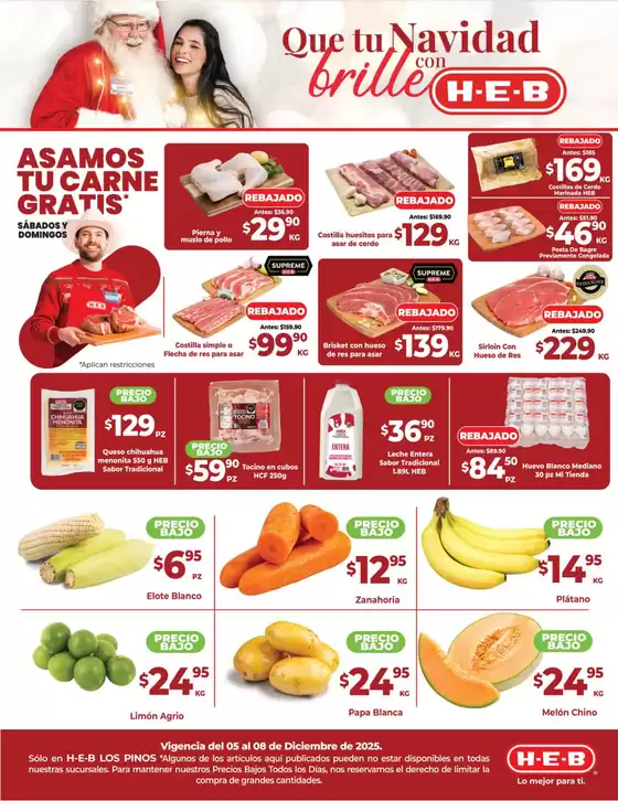 Catálogo HEB en Tinum | Ofertas principales para todos los clientes | 2025-12-05T00:00:00.000Z - 2025-12-08T00:00:00.000Z