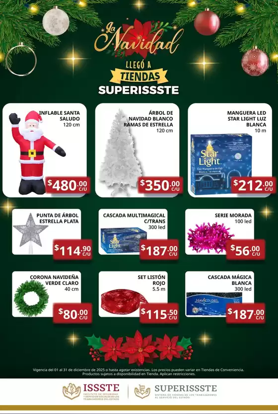 Catálogo SuperISSSTE en Lomas de San Agustín | Ofertas especiales para ti | 2025-12-01T00:00:00.000Z - 2025-12-31T00:00:00.000Z