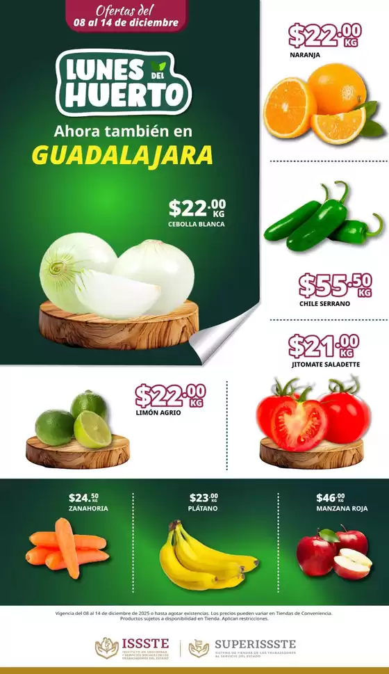 Catálogo SuperISSSTE en Frontera (COAH) | Nuevas ofertas para descubrir | 2025-12-08T00:00:00.000Z - 2025-12-14T00:00:00.000Z