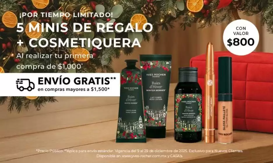 Catálogo Yves Rocher en Benito Juárez (CDMX) | Promo | 2025-12-09T00:00:00.000Z - 2025-12-29T00:00:00.000Z