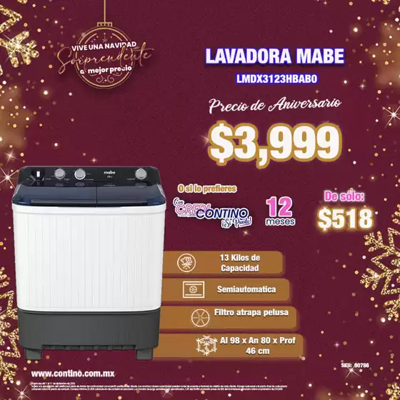 Catálogo Contino en Tijuana | Gran variedad de ofertas | 2025-12-01T00:00:00.000Z - 2025-12-11T00:00:00.000Z