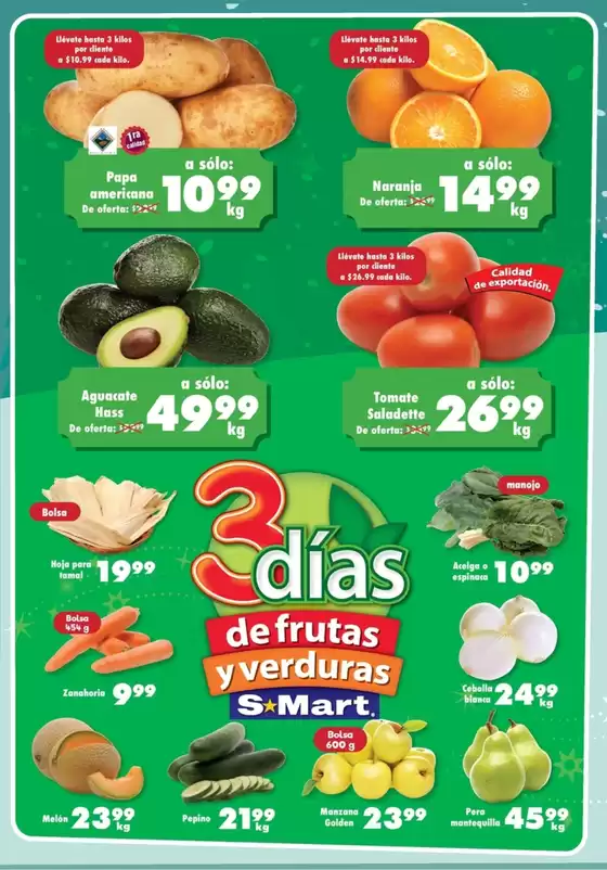 Catálogo S-Mart en Cárdenas (Tabasco) | Ofertas S-Mart juarez | 2025-12-09T00:00:00.000Z - 2025-12-11T00:00:00.000Z