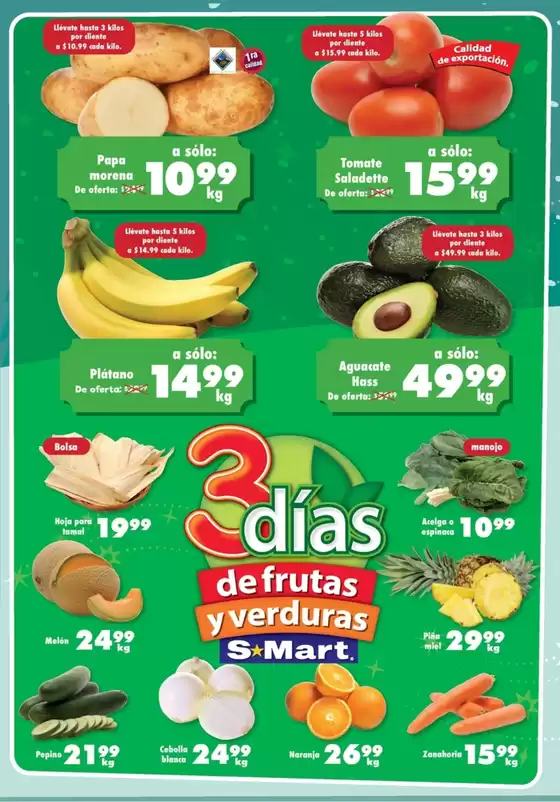 Catálogo S-Mart en Cárdenas (Tabasco) | Ofertas S-Mart matamoros | 2025-12-09T00:00:00.000Z - 2025-12-11T00:00:00.000Z