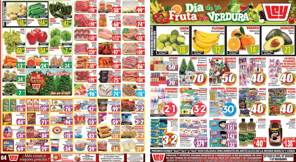 Catálogo Casa Ley en Catemaco | Ofertas principales para todos los cazadores de gangas | 2025-12-09T00:00:00.000Z - 2025-12-10T00:00:00.000Z