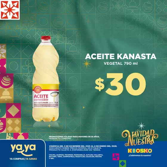 Catálogo Kiosko en Cuauhtémoc (CDMX) | Kanasta del Hogar | 2025-12-03T00:00:00.000Z - 2026-01-06T00:00:00.000Z