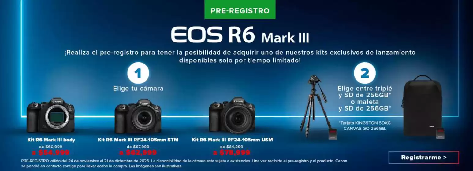 Catálogo Canon en Guadalajara | Promo | 2025-12-10T00:00:00.000Z - 2025-12-21T00:00:00.000Z