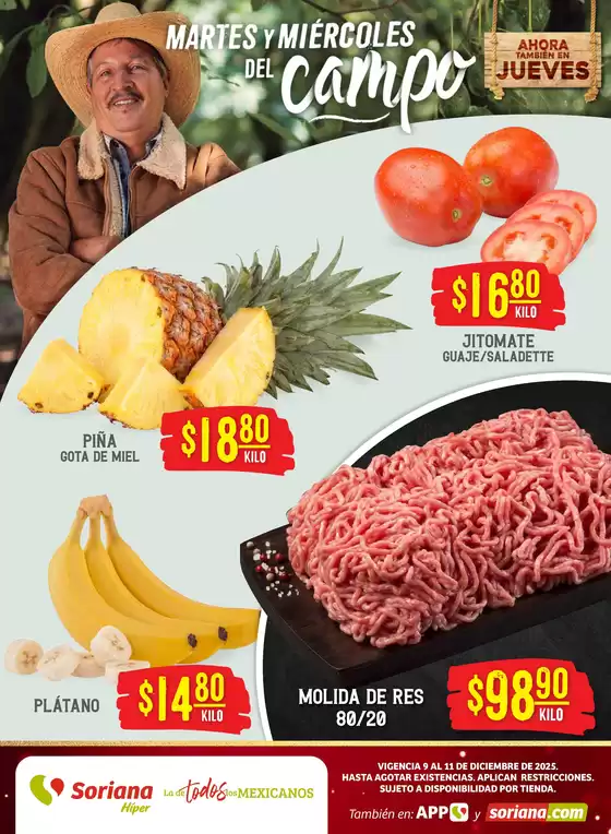 Catálogo Soriana Híper en Venustiano Carranza | Ofertas para cazadores de gangas | 2025-12-09T00:00:00.000Z - 2025-12-11T00:00:00.000Z