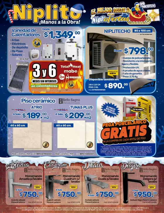 Catálogo Niplito en Monterrey | Catálogo Niplito | 2025-12-08T00:00:00.000Z - 2025-12-31T00:00:00.000Z