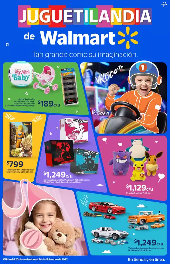 Catálogo Walmart en San Mateo Otzacatipan | Juguetilandia Noviembre | 2025-11-20T00:00:00.000Z - 2025-12-24T00:00:00.000Z