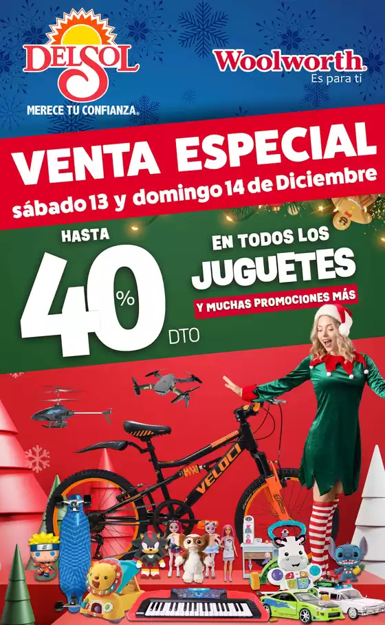 Catálogo Del Sol en Ciudad Juárez | Venta especial en todos los juguetes! Hasta 40% DTO | 2025-12-13T00:00:00.000Z - 2025-12-14T00:00:00.000Z