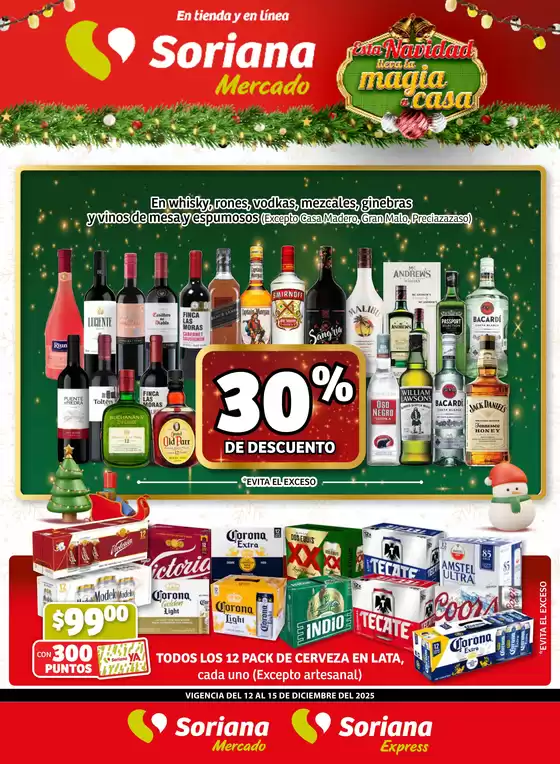 Catálogo Soriana Mercado | Gangas y ofertas actuales | 2025-12-12T00:00:00.000Z - 2025-12-15T00:00:00.000Z