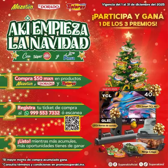 Catálogo Aki Gran Mayoreo en San Nicolás de los Garza | aki empieza la navidad | 2025-12-01T00:00:00.000Z - 2025-12-31T00:00:00.000Z