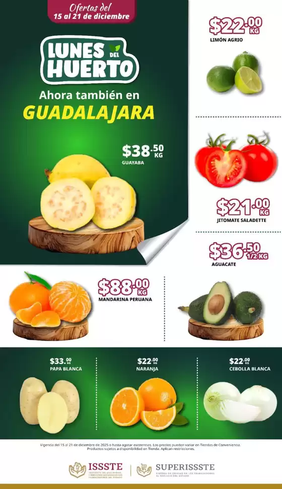 Catálogo SuperISSSTE en San Nicolás de los Garza | Nuestras mejores gangas | 2025-12-15T00:00:00.000Z - 2025-12-21T00:00:00.000Z