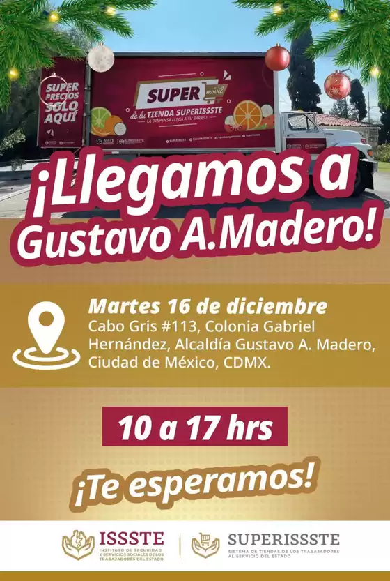 Catálogo SuperISSSTE en Cosamaloapan | Grandes descuentos en productos seleccionados | 2025-12-16T00:00:00.000Z - 2025-12-16T00:00:00.000Z