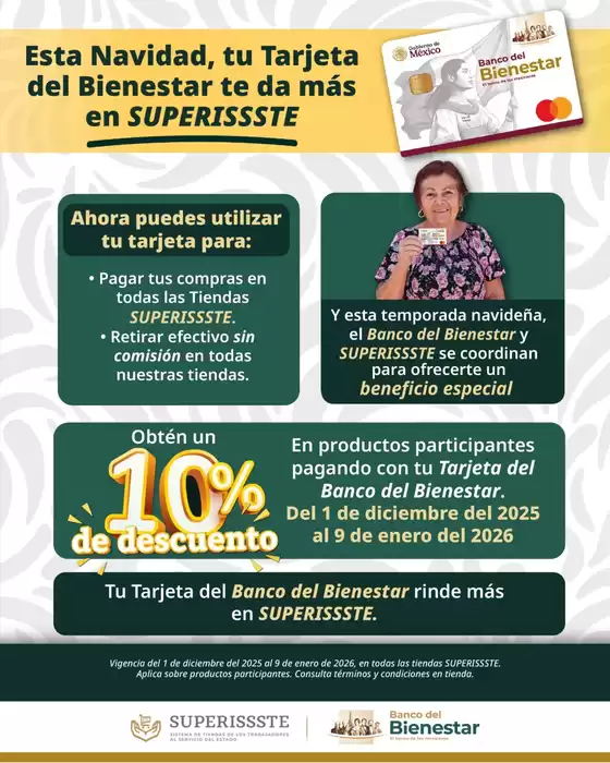 Catálogo SuperISSSTE en Cosamaloapan | Nuevas ofertas para descubrir | 2025-12-01T00:00:00.000Z - 2026-01-09T00:00:00.000Z