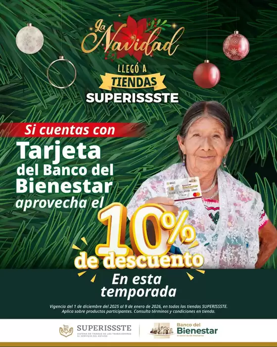 Catálogo SuperISSSTE en Cosamaloapan | Excelente oferta para todos los clientes | 2025-12-01T00:00:00.000Z - 2026-01-09T00:00:00.000Z