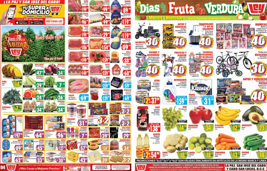 Catálogo Casa Ley en Monterrey | Ofertas exclusivas para nuestros clientes | 2025-12-16T00:00:00.000Z - 2025-12-17T00:00:00.000Z