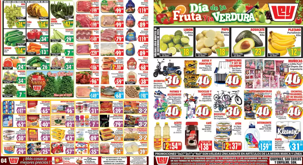 Catálogo Casa Ley en Monterrey | Ofertas principales para todos los cazadores de gangas | 2025-12-16T00:00:00.000Z - 2025-12-17T00:00:00.000Z
