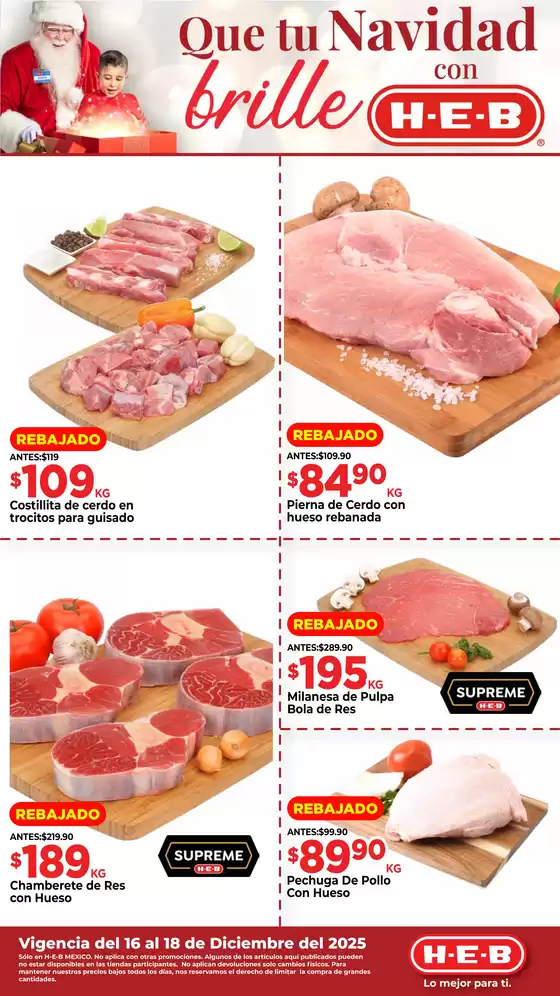 Catálogo HEB en Colonia Linda Vista | Que tu Navidad brille con H-E-B | 2025-12-16T00:00:00.000Z - 2025-12-18T00:00:00.000Z