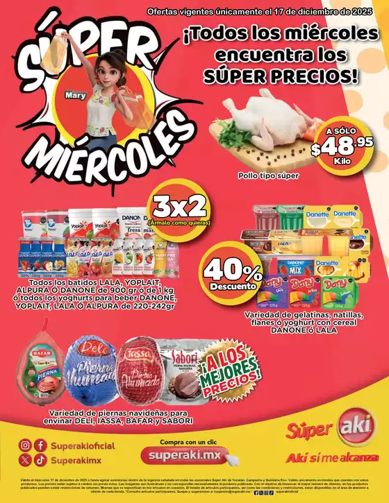 Catálogo Aki Gran Mayoreo en Puerto Vallarta | Super miercoles | 2025-12-17T00:00:00.000Z - 2025-12-17T00:00:00.000Z
