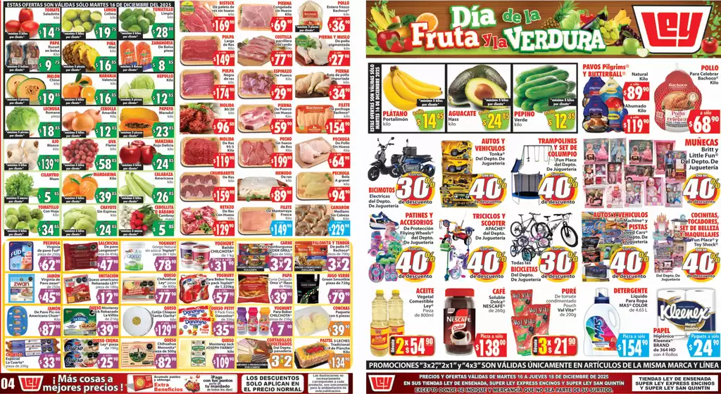 Catálogo Casa Ley en Bucerías | Ofertas principales para ahorradores | 2025-12-16T00:00:00.000Z - 2025-12-18T00:00:00.000Z