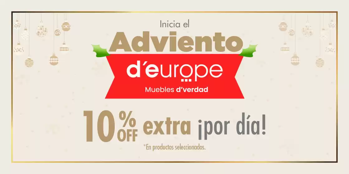 Catálogo D'Europe en San Juan de los Lagos | Promos | 2025-12-18T00:00:00.000Z - 2025-12-31T00:00:00.000Z