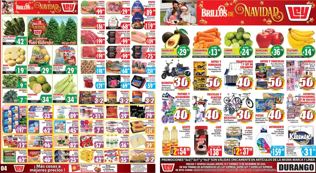 Catálogo Casa Ley en Gómez Palacio | Excelente oferta para todos los clientes | 2025-12-18T00:00:00.000Z - 2025-12-19T00:00:00.000Z