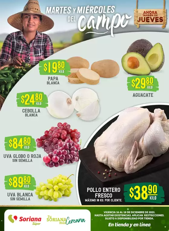 Catálogo Soriana Súper en San Pedro Garza García | Descuentos y promociones | 2025-12-16T00:00:00.000Z - 2025-12-18T00:00:00.000Z