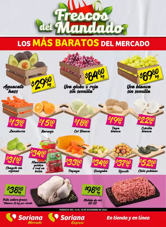 Catálogo Soriana Mercado en San Nicolás de los Garza | Nuevas ofertas para descubrir | 2025-12-16T00:00:00.000Z - 2025-12-18T00:00:00.000Z