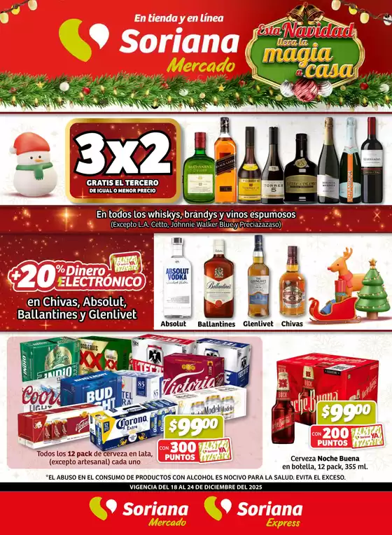 Catálogo Soriana Mercado en Fuentes del Valle | Gran variedad de ofertas | 2025-12-18T00:00:00.000Z - 2025-12-24T00:00:00.000Z